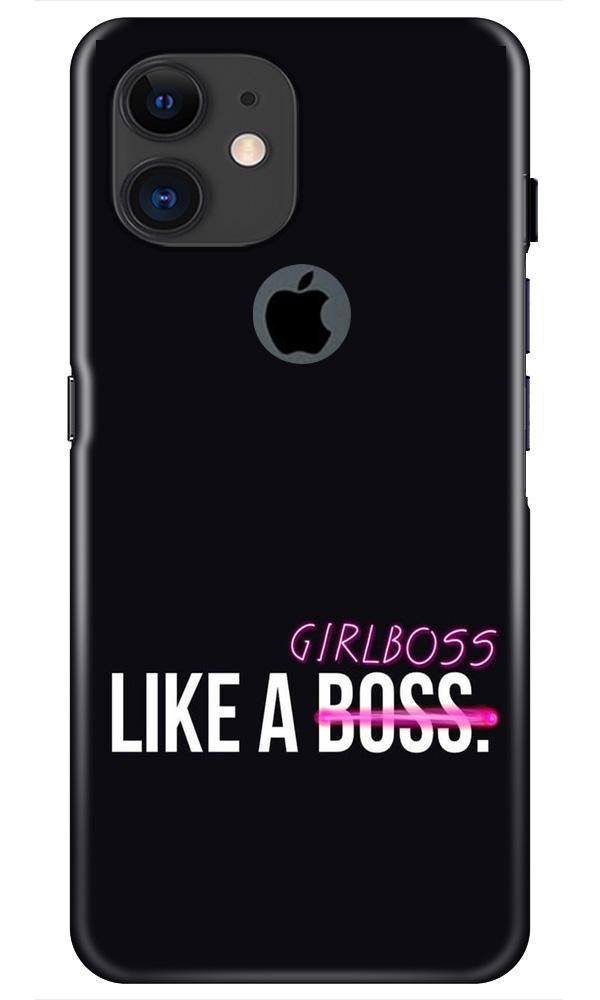 Like a Girl Boss Case for iPhone 11 Logo Cut (Design No. 265)