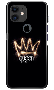 Queen Mobile Back Case for iPhone 11 Logo Cut (Design - 270)