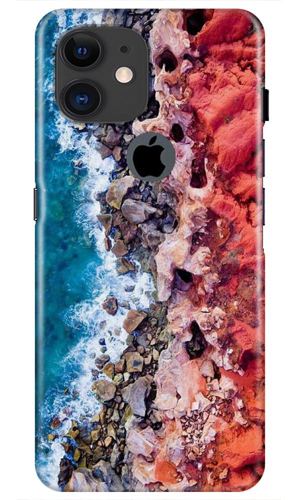 Sea Shore Case for iPhone 11 Logo Cut (Design No. 273)