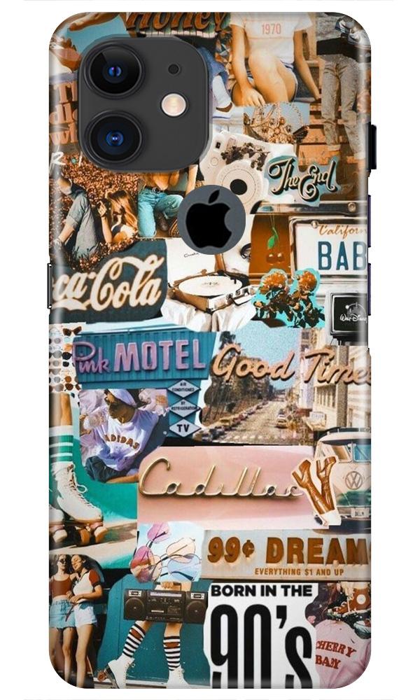 Vintage Design Case for iPhone 11 Logo Cut (Design No. 284)