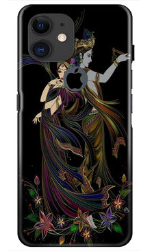 Radha Krishna Mobile Back Case for iPhone 11 Logo Cut (Design - 290)
