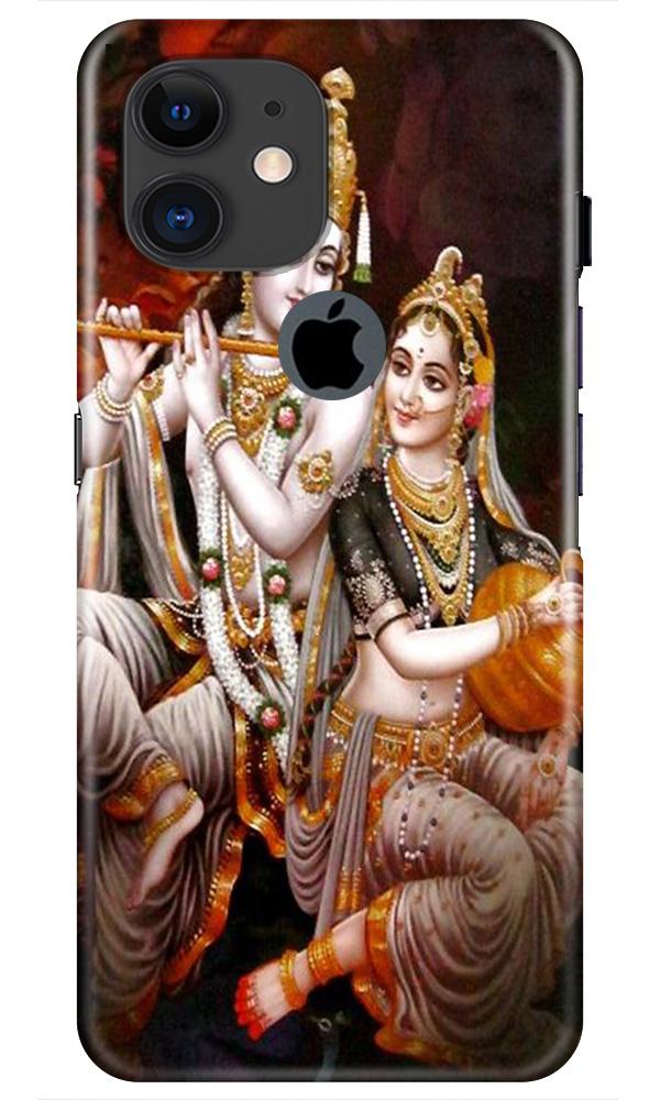 Radha Krishna Case for iPhone 11 Logo Cut (Design No. 292)