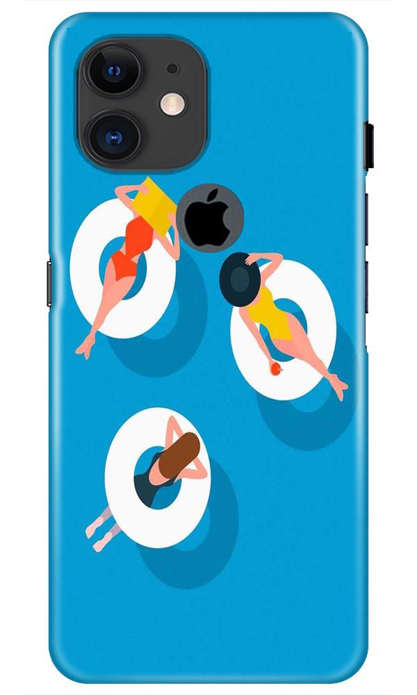 Girlish Mobile Back Case for iPhone 11 Logo Cut (Design - 306)