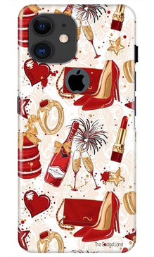 Girlish Mobile Back Case for iPhone 11 Logo Cut (Design - 312)