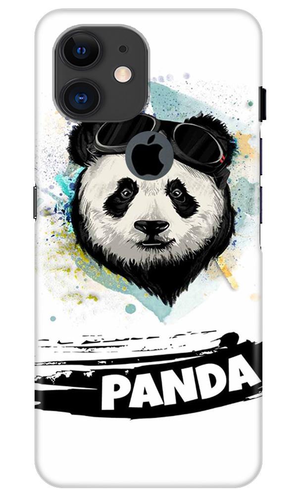Panda Mobile Back Case for iPhone 11 Logo Cut (Design - 319)