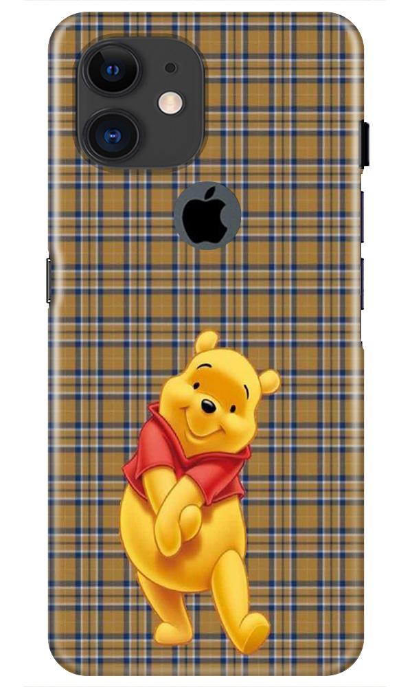 Pooh Mobile Back Case for iPhone 11 Logo Cut (Design - 321)