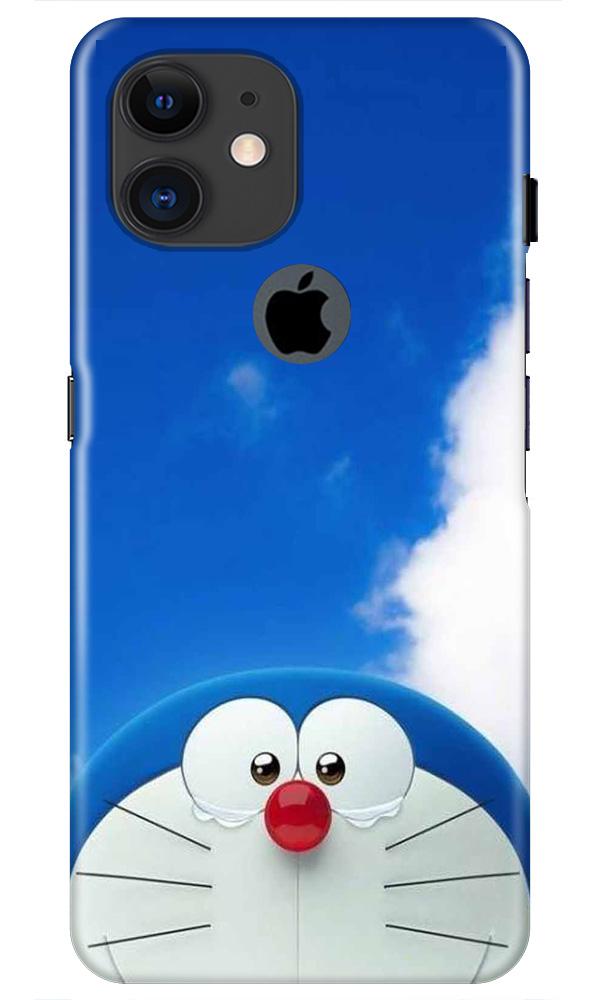 Doremon Mobile Back Case for iPhone 11 Logo Cut (Design - 326)
