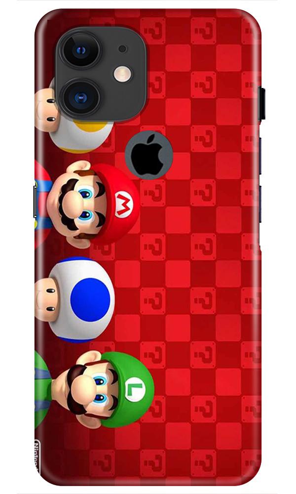 Mario Mobile Back Case for iPhone 11 Logo Cut (Design - 337)