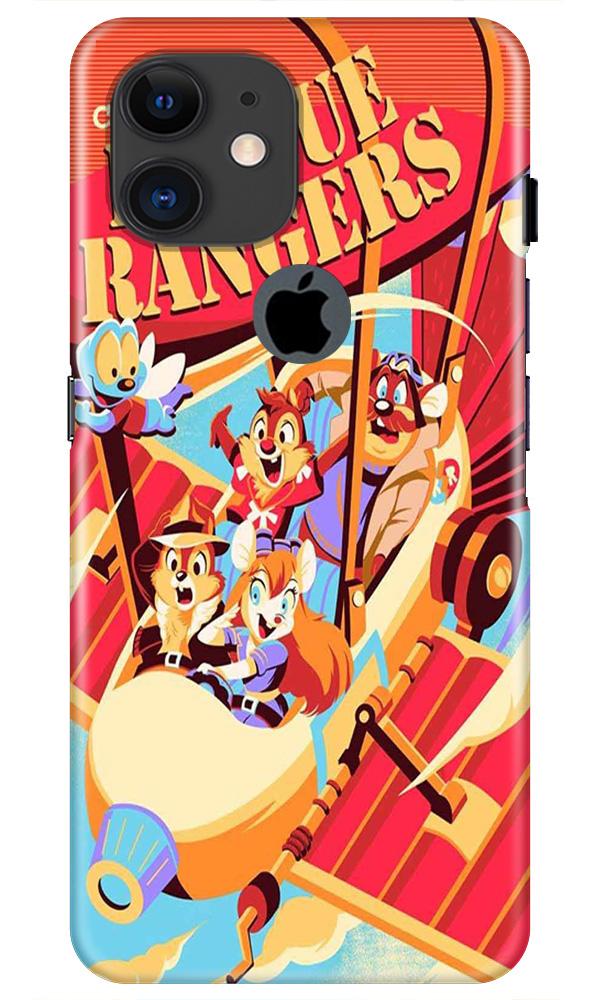 Rescue Rangers Mobile Back Case for iPhone 11 Logo Cut (Design - 341)