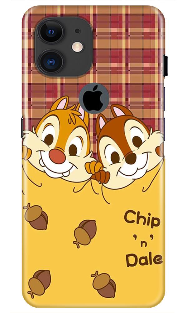 Chip n Dale Mobile Back Case for iPhone 11 Logo Cut (Design - 342)