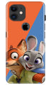 Cartoon Mobile Back Case for iPhone 11 Logo Cut (Design - 346)