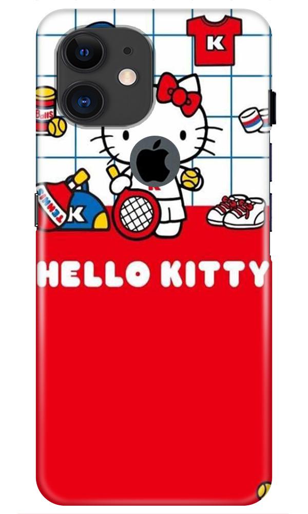 Hello Kitty Mobile Back Case for iPhone 11 Logo Cut (Design - 363)