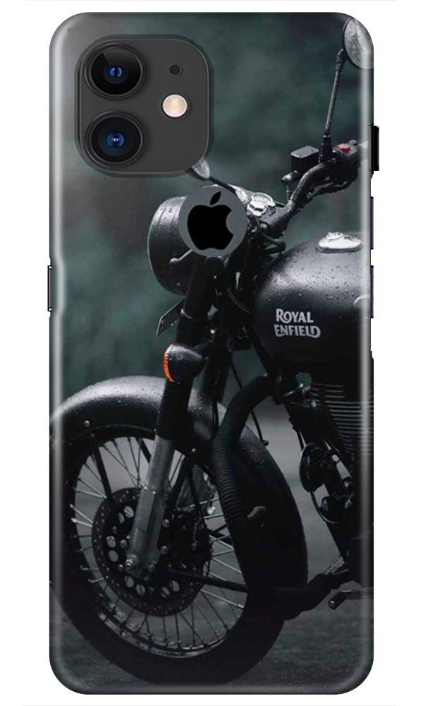 Royal Enfield Mobile Back Case for iPhone 11 Logo Cut (Design - 380)