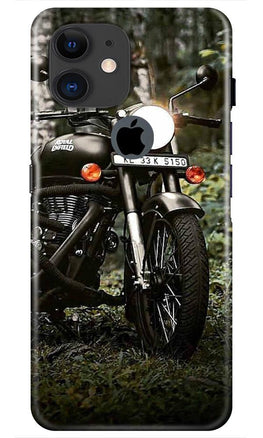Royal Enfield Mobile Back Case for iPhone 11 Logo Cut (Design - 384)