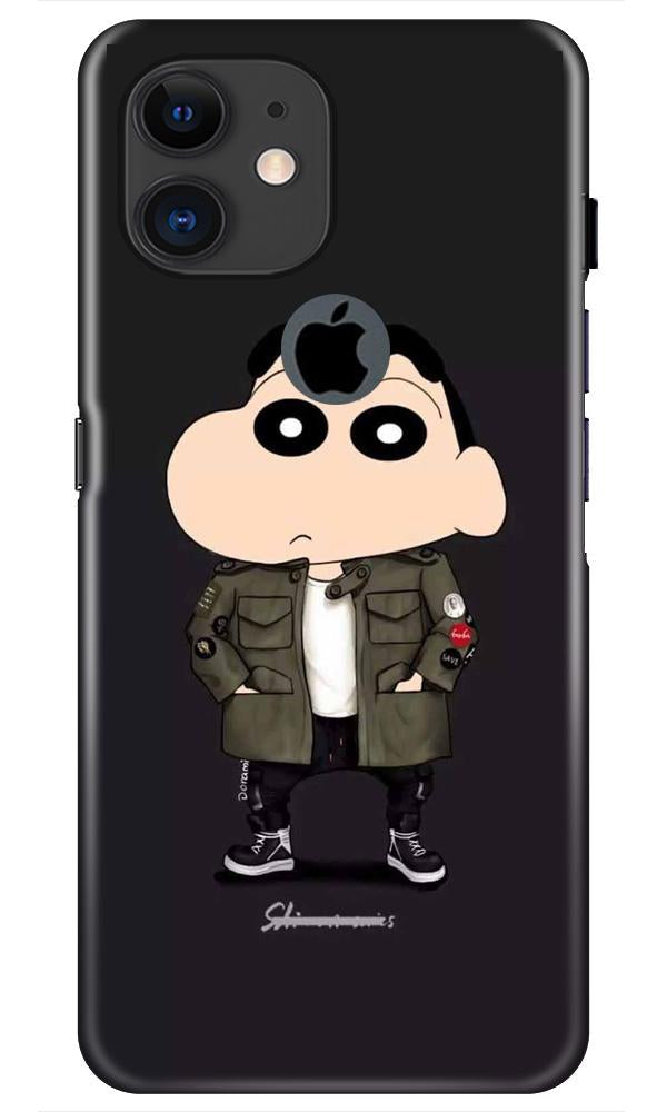 Shin Chan Mobile Back Case for iPhone 11 Logo Cut (Design - 391)