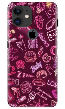 Party Theme Mobile Back Case for iPhone 11 Logo Cut (Design - 392)