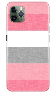 Pink white pattern Mobile Back Case for iPhone 11 Pro Max (Design - 55)