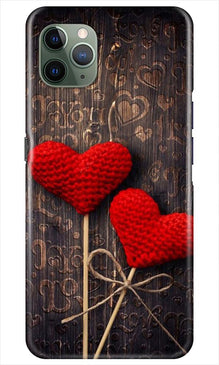 Red Hearts Mobile Back Case for iPhone 11 Pro Max (Design - 80)