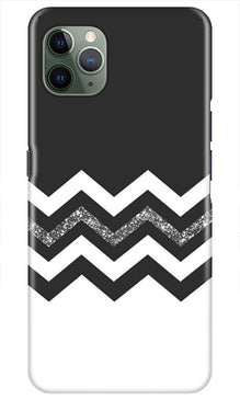 Black white Pattern2Mobile Back Case for iPhone 11 Pro Max (Design - 83)