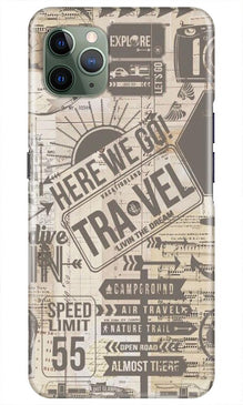 Travel Mobile Back Case for iPhone 11 Pro Max  (Design - 104)