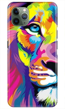Colorful Lion Mobile Back Case for iPhone 11 Pro Max  (Design - 110)