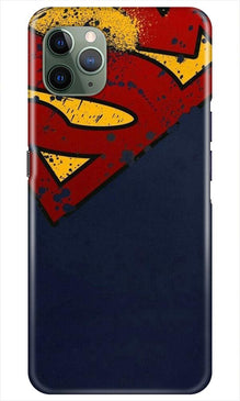Superman Superhero Mobile Back Case for iPhone 11 Pro Max  (Design - 125)