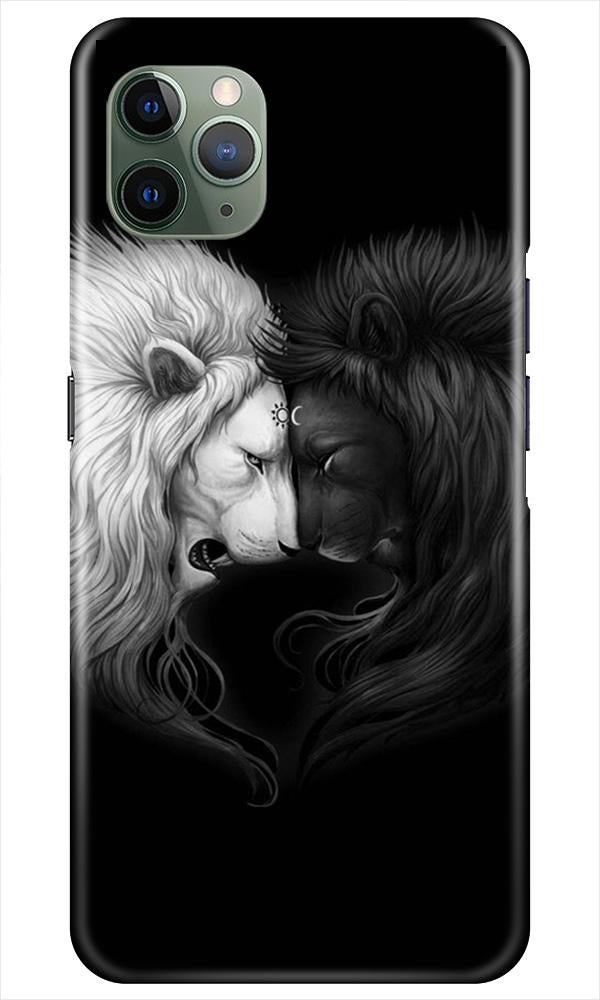 Dark White Lion Case for iPhone 11 Pro Max  (Design - 140)