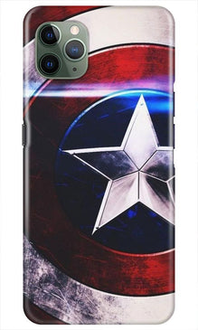Captain America Shield Mobile Back Case for iPhone 11 Pro Max (Design - 250)