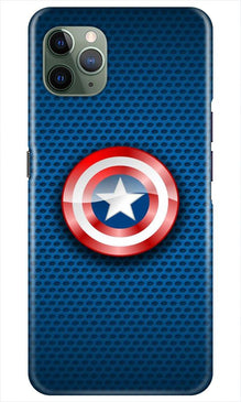 Captain America Shield Mobile Back Case for iPhone 11 Pro Max (Design - 253)