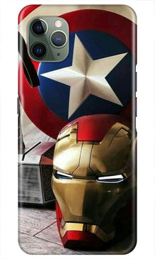 Ironman Captain America Mobile Back Case for iPhone 11 Pro Max (Design - 254)