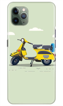 Vintage Scooter Mobile Back Case for iPhone 11 Pro Max (Design - 260)