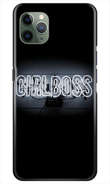 Girl Boss Black Mobile Back Case for iPhone 11 Pro Max (Design - 268)