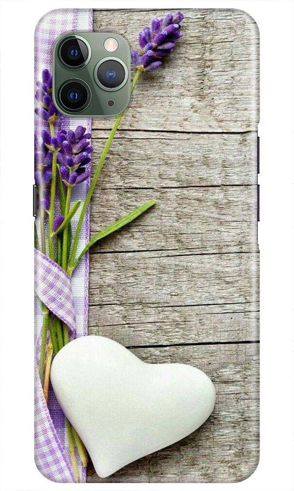 White Heart Case for iPhone 11 Pro Max (Design No. 298)