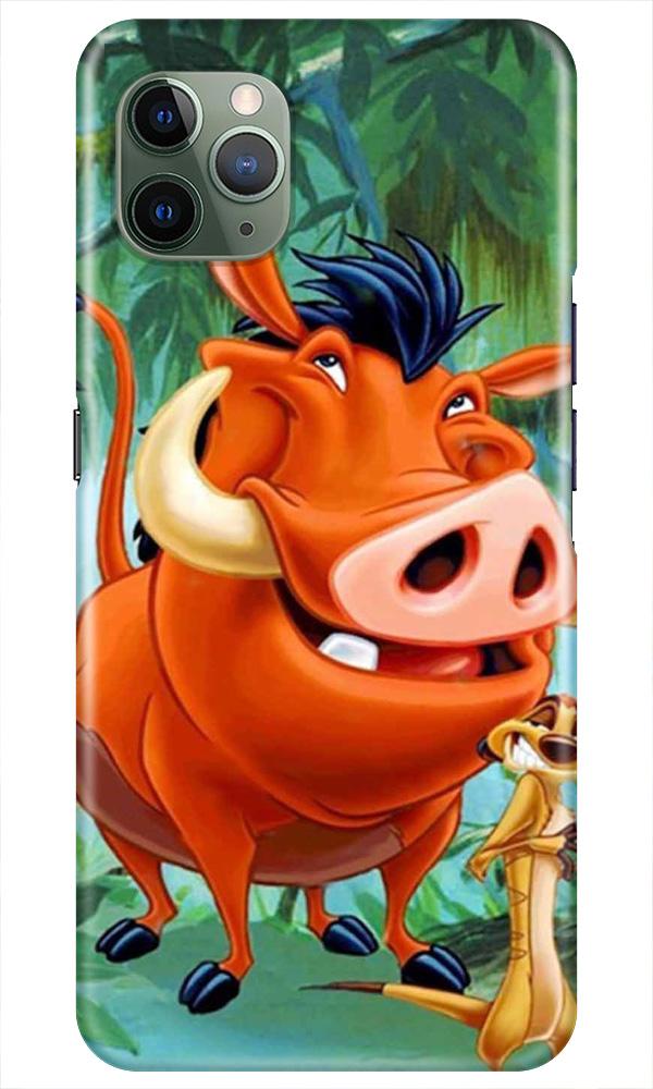 Timon and Pumbaa Mobile Back Case for iPhone 11 Pro Max (Design - 305)