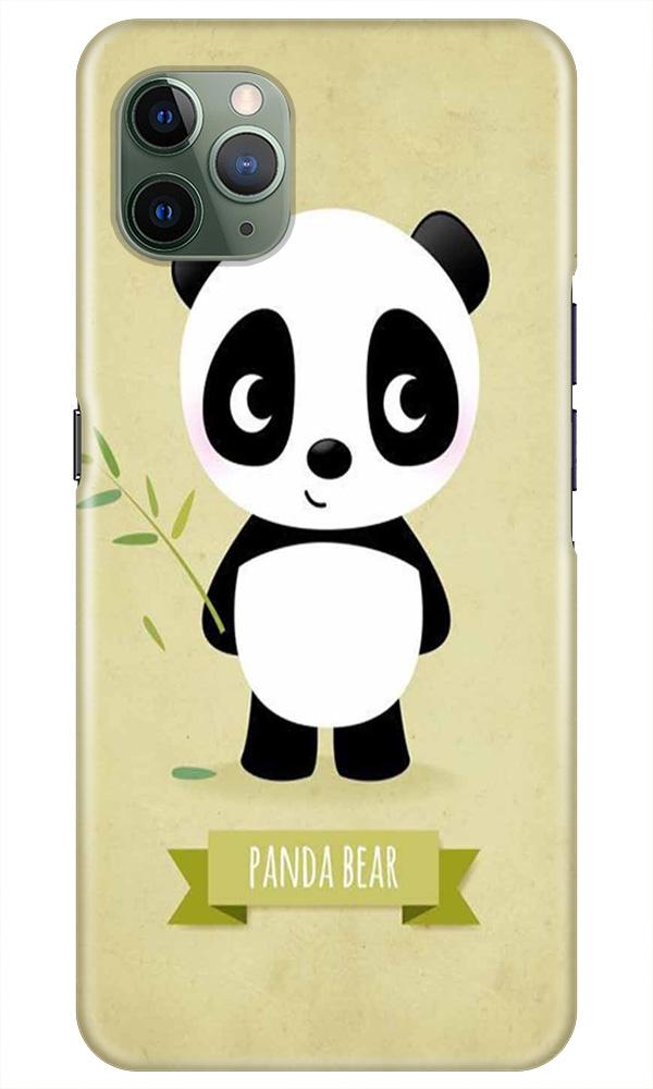 Panda Bear Mobile Back Case for iPhone 11 Pro Max (Design - 317)
