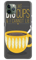 Big Cups Coffee Mobile Back Case for iPhone 11 Pro Max (Design - 352)
