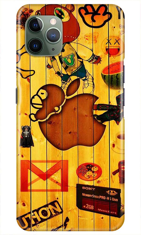 Wooden Texture Mobile Back Case for iPhone 11 Pro Max (Design - 367)
