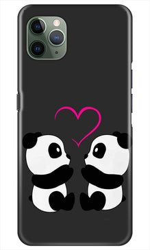 Panda Love Mobile Back Case for iPhone 11 Pro Max (Design - 398)