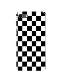 Black White Boxes Mobile Back Case for iPhone 8  (Design - 372)