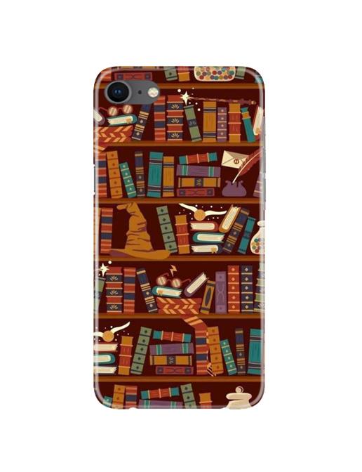 Book Shelf Mobile Back Case for iPhone 8  (Design - 390)