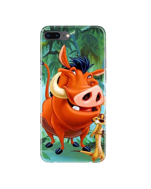Timon and Pumbaa Mobile Back Case for iPhone 8 Plus  (Design - 305)