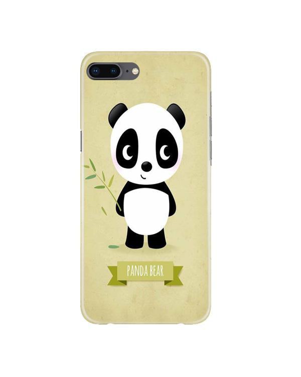 Panda Bear Mobile Back Case for iPhone 8 Plus  (Design - 317)