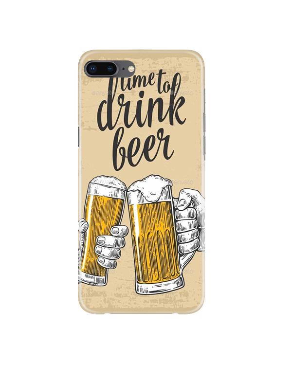 Drink Beer Mobile Back Case for iPhone 8 Plus  (Design - 328)