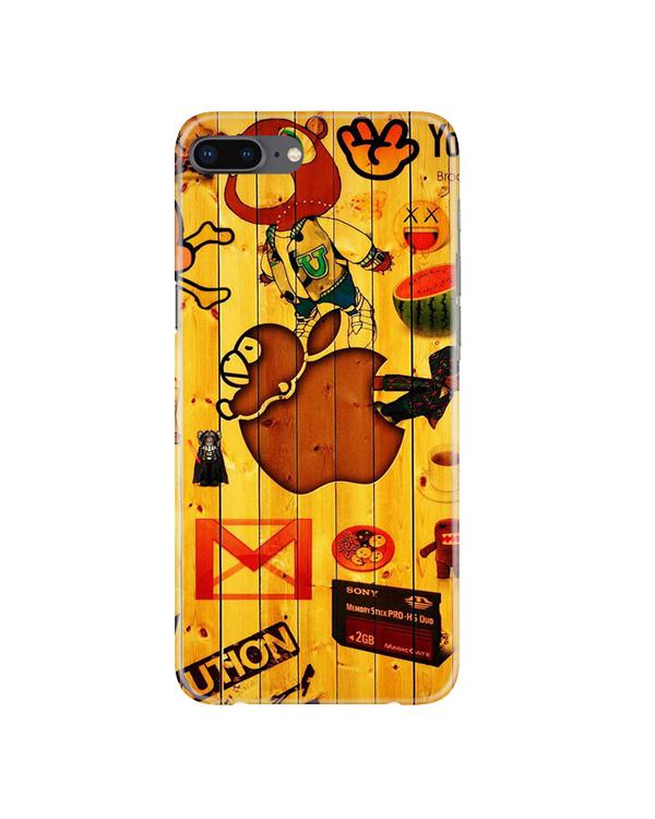Wooden Texture Mobile Back Case for iPhone 8 Plus  (Design - 367)
