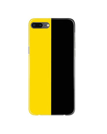 Black Yellow Pattern Mobile Back Case for iPhone 8 Plus  (Design - 397)