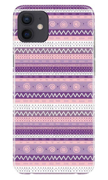 Zigzag line pattern3 Mobile Back Case for iPhone 12 Mini (Design - 11)