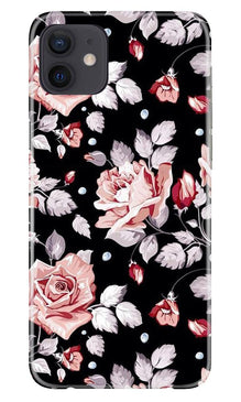 Pink rose Mobile Back Case for iPhone 12 (Design - 12)