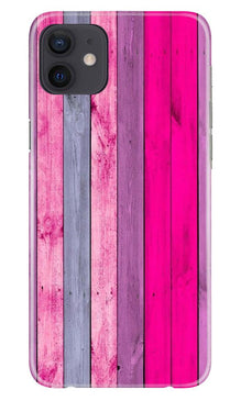 Wooden look Mobile Back Case for iPhone 12 Mini (Design - 24)