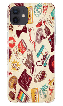 Vintage Mobile Back Case for iPhone 12 Mini (Design - 35)