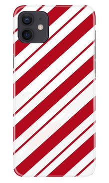 Red White Mobile Back Case for iPhone 12 Mini (Design - 44)